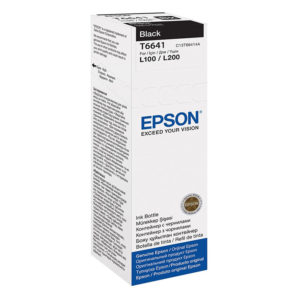 epson inkjet bottle black c13t66414a epst66414a