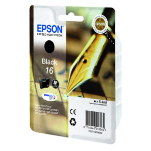 epson inkjet no16 black c13t16214012 epst162140