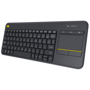 Logitech K400 Plus Wireless Black Keyboard with Touchpad