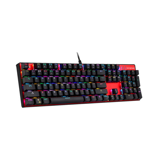 motospeed ck104 red wired mechaninal keyboard rgb brown switch gr layout