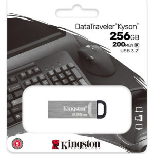 Kingston-DataTraveler-Kyson-256GB-USB-3.2-Stick-Ασημί-DTKN-256GB-3