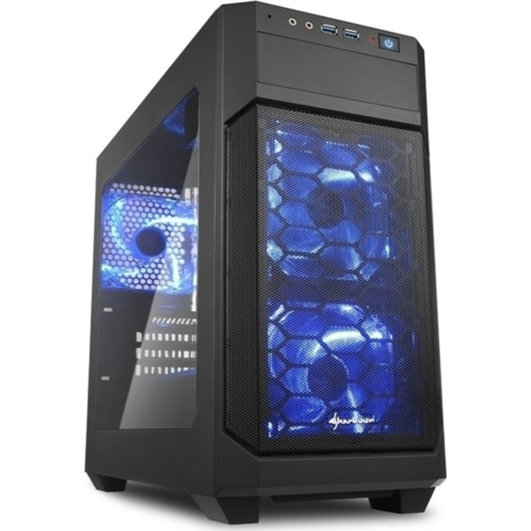 PC Case Sharkoon V1000 Window Gaming Midi Tower Μαύρο 4044951013968