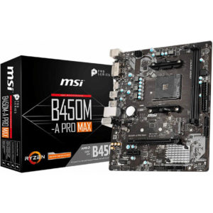 Μητρική Κάρτα MSI B450M A Pro Max Motherboard Micro ATX με AMD AM4 Socket 7C52 001R