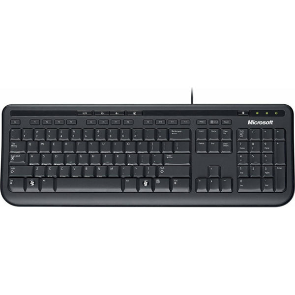 Πληκτρολόγιο Microsoft Wired Keyboard 600 Ελληνικό ANB 00016