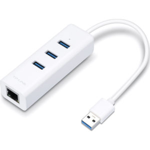 TP Link Adapter UE330 USB 3.0 to 10 100 1000Mbps Ethernet USB Hub UE330