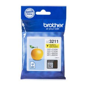 brother inkjet lc 3211y yellow lc 3211y bro lc 3211y